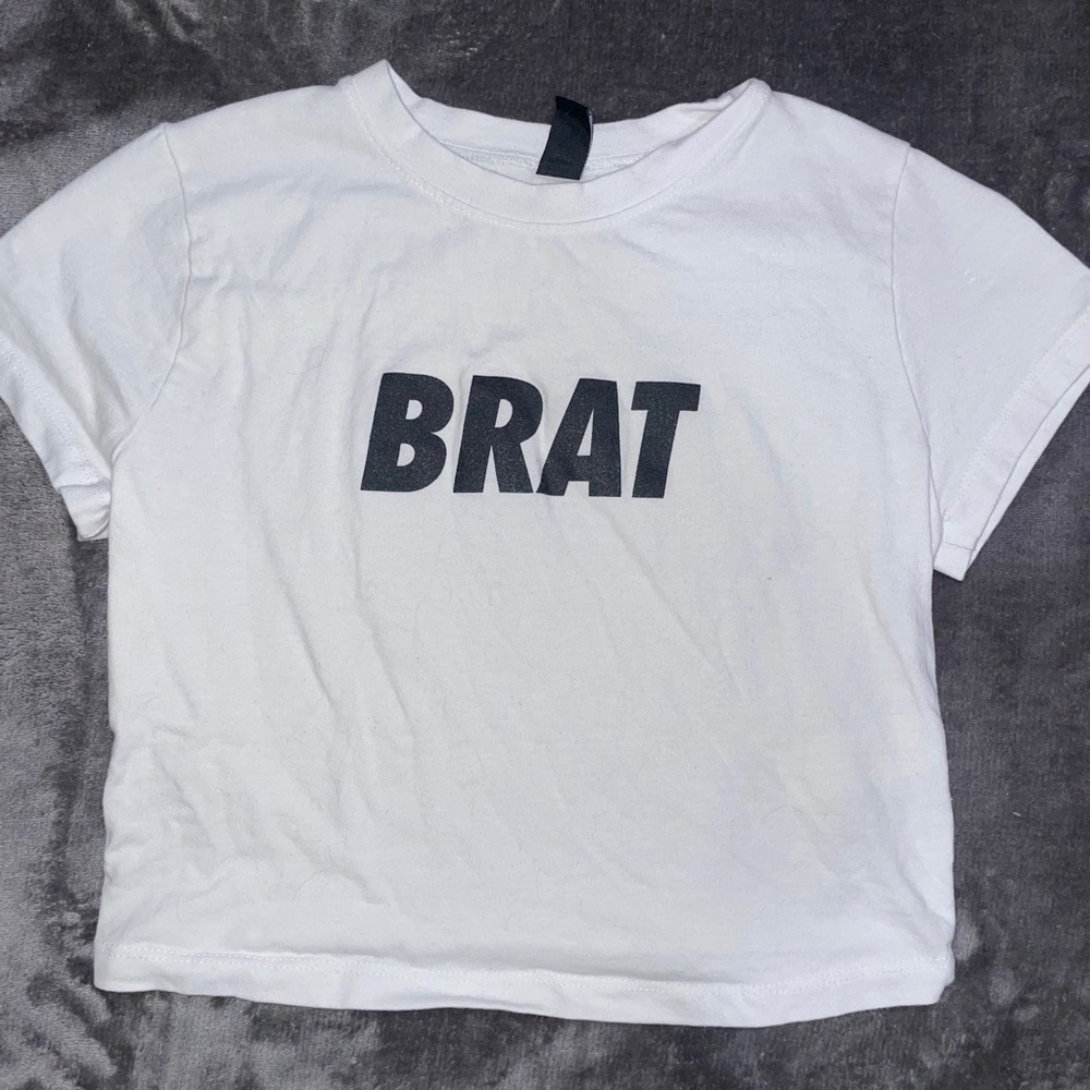 Brat White T Shirt